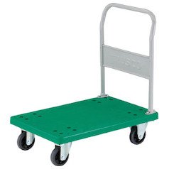 TRUSCO(トラスコ) 樹脂台車 グランカート 718x468 固定ハンドル TP702