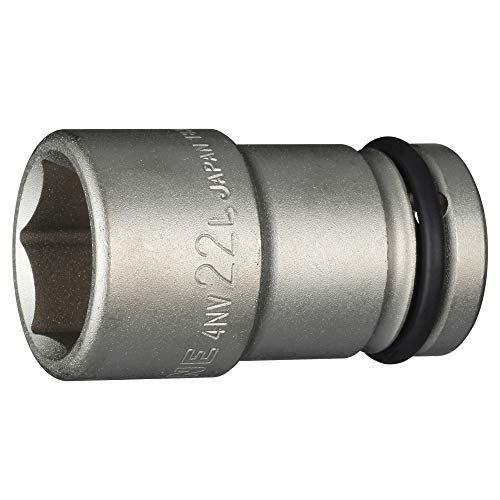 樂天商城 - トネ(TONE) インパクト用ロングソケット 4NV-22L 差込角12.7mm(1/2) 二面幅22mm