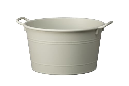 大和プラスチック プラ鉢 プランター コージーバスケット 25型 幅298mm×奥行き250mm×高さ155mm アイボリー 省スペースでの寄せ