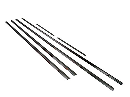 BRIGHTZ プリウス ZVW 30系 超鏡面ブラックメッキステンレスウィンドウモール 6PC 【 WIN-BLA-084 】 4897