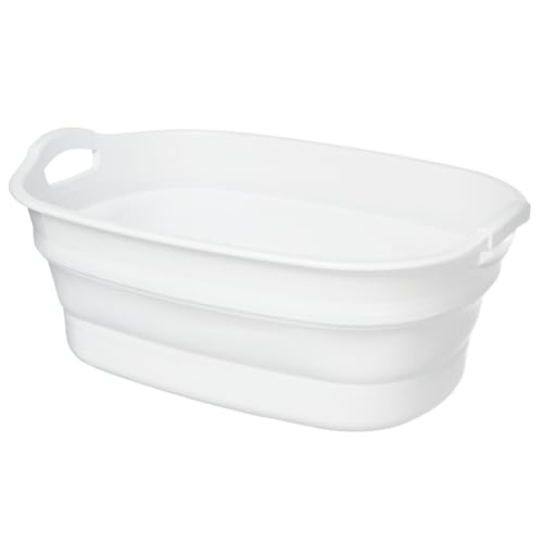 樂天商城 - イセトウ(Isetou) ペットバス ソフトタブワイド ホワイト 23L 幅60.0×奥行40.0×高さ10.0~24.6cm 日本製 折りたた