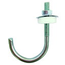 ダイドーハント (DAIDOHANT) (波板フック) パイプボルトセット (鉄/ユニクロ) (呼び径d) 1/4 x (幅W) 50 x (長