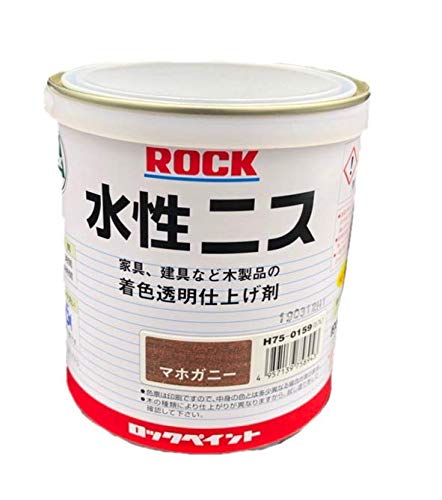 樂天商城 - ロックペイント ロック水性ニス マホガニー 0.7L H75-0159-03