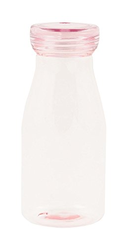 パール金属 水筒 450 直飲み クリアピンク プラスチック製 アクア ボトル クリアアシスト HB-3722