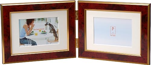 万丈 VANJOH フォトフレーム ペアフレーム 2L 横 ワイン PF-2LWY-CW