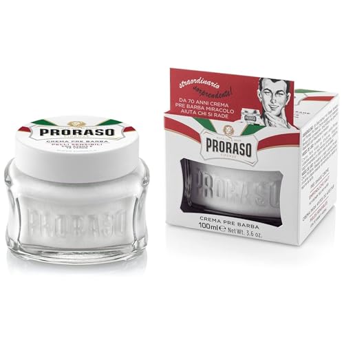 PRORASO (ポロラーソ) プレシェーブクリーム センシティブ シェービング フォーム 敏感肌用 髭剃りイタ..