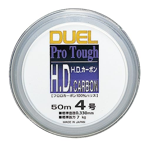 DUEL(デュエル) フロロライン 4号 H.D.カーボン 50m 4号 クリアー H812