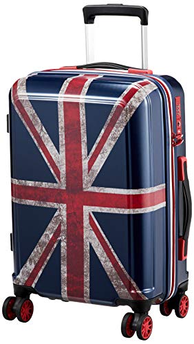 [エー・エル・アイ] スーツケース Union Jack 54.5 cm マットネイビー