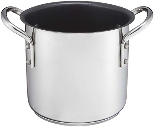 遠藤商事 業務用 (ムラノ) インダクション テフロンセレクト 寸胴鍋 16cm IH対応 18-8ステンレス/内面テフロン加工 AZV7801