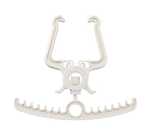 ライクイット (like-it) 洗濯 部屋干し はさんでハンガー 約幅24.5x奥2.1x高21cm ホワイト 日本製 洗濯..