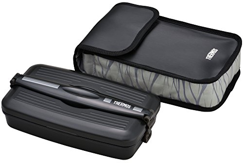 サーモス 弁当箱 フレッシュランチボックス 800 ブラックグレー DJB-805 BKGY