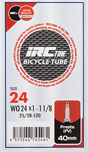 アイアールシータイヤ(IRC tire) 自転車 チューブ WO 25-520 24×1~1-1/8 仏式バルブ40mm 1本 28741J