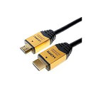 ホーリック HDMIケーブル 1m 4K/60p 18Gbps HDR HDMI 2.0 ゴールド HDM10-881GD(2)