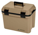 キャプテンスタッグ(CAPTAIN STAG) クーラーボックス 容量25L ショルダーベルト付 ベージュ 日本製 CSシャルマン UE-88