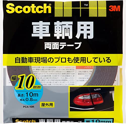 樂天商城 - スリーエム(3M) 3M 両面テープ 車輛用 幅10mm 長さ10m スコッチ PCA-10R 軽量外装部品の固定補助 プロ仕様
