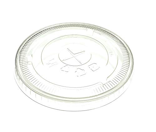 フジ PETプラカップ9オンス(FP78-275)用フタ 平型 ストロー穴 100個