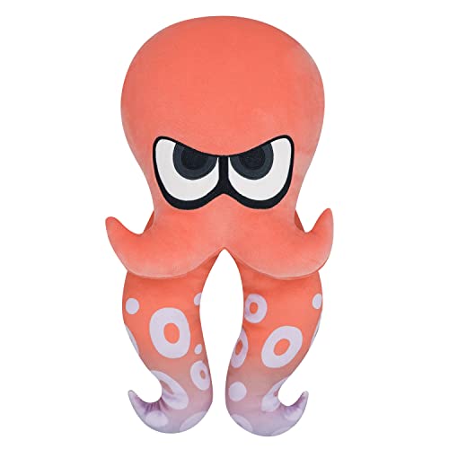 乐天商城 - 三英貿易 Splatoon (スプラトゥーン)3 ALL STAR COLLECTION タコ (M) レッド W20×D11×H42cm ぬい