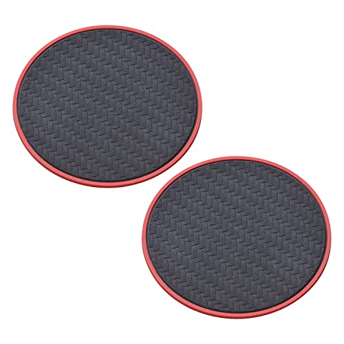 マット単体ブラック/-/W866・Style:マット単体・パッケージ個数:1・生産国:中国・材質・素材:本体全て:シリコーン・付属品:2枚入り/直径68mm以上のドリンクホルダー底面・カーボン調ドリンクポケットマット。(br)2枚入り(br)直径が68mm以上のドリンクホルダー底面レッドラインが車内に映えるカーボン調のドリンクポケット底面用マットです。 純正ドリンクポケットの底に敷くことでドリンクのカタカタ音を防止します。 ダッシュボードやトレイなどに敷いても、小型のすべり止めマットとして使用できます。 熱に強いシリコーン素材を使用しています。 粘着を使用していませんので、貼り直しが可能です。 ホコリ等が付着してもグリップ力が落ちた場合でも、水洗いすることで繰り返し使用できます。
