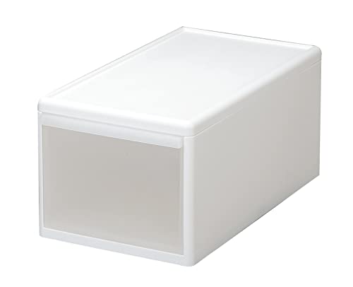 Clothes Cases - ライクイット (like-it) 家中置きたい場所にちょうどいい 収納ボックス 組み合わせて使える 収納ケース ミディM ホワイト 日本製 MO