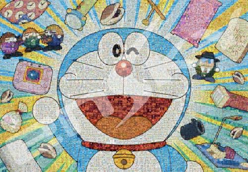 エンスカイ(ENSKY) ドラえもん モザイクアート 51×73.5cm ジグソーパズル 1000ピース JIGSAW PUZZLE 1000T