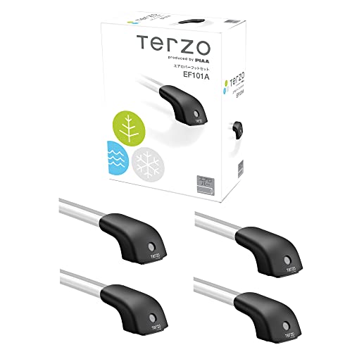 Terzo テルッツォ (by PIAA) ルーフキャリア ベースキャリア フット 4個入 ボルトオンタイプ ブラック ..