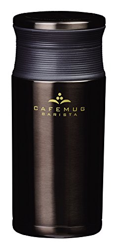 パール金属 水筒 350 直飲み 軽量 ステンレス マグボトル ブラック カフェマグ バリスタ HB-2606