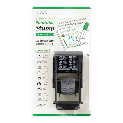 Stamps - ミドリ スタンプ 回転印 モチーフふきだし柄 35420006