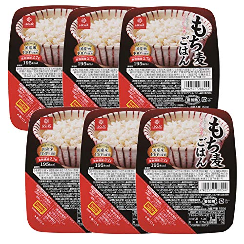 はくばく もち麦ごはん パックご飯 150g×6個 はくばく もち麦ごはん パックご飯 150g×6個