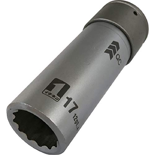 イチネンアクセス MUST TOOL(マストツール) ソケット IM-4W17-12K QCソケット シングル 17mm 12角 19801 差