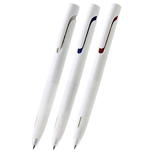 乐天商城 - ゼブラ 油性ボールペン ブレン 0.5mm 白軸 3色 3本セット P-BAS88-AS3AZ