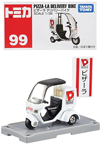 乐天商城 - タカラトミー トミカ No.99 ピザーラ デリバリーバイク (箱) ミニカー おもちゃ 3歳以上