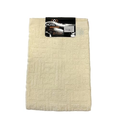 乐天商城 - 林(Hayashi) フェイスタオル2枚組 ホテルタイプ バラエティカラー5 34×80cm アイボリー FO801413