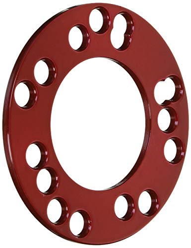 HKB SPORTS レーシングワイドスペーサー(4穴・5穴兼用) P.C.D.100~114.3 5mm レッド 2枚入りHKRWSR5