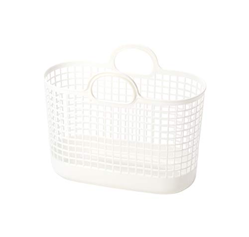 ライクイット (like-it) ランドリー 洗濯 収納 タウンバスケット ホワイト LBB-09C バイオマスプラスチ..