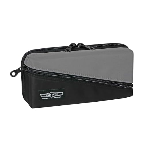 ペンケースグレー/-/AK072GY・Color:グレー・パッケージ個数:1・【特徴1】それぞれの文具に所定位置があって整理整頓しやすい・【特徴2】内側にペンや鉛筆が挿せるペンホルダー×6つ付、フラップ付でペンを保護できる太軸対応のペンポケット×4つ付・【特徴3】消しゴムや替芯ケースの収納に便利なメッシュポケット×2つ付・【特徴4】フロントポケットは斜めファスナーで大きく開いて出し入れしやすい・【特徴5】本体生地は質感の良いツイル生地説明 ・それぞれの文具に所定位置があって整理整頓しやすい ・内側にペンや鉛筆が挿せるペンホルダー×6つ付、フラップ付でペンを保護できる太軸対応のペンポケット×4つ付 ・消しゴムや替芯ケースの収納に便利なメッシュポケット×2つ付 ・フロントポケットは斜めファスナーで大きく開いて出し入れしやすい ・本体生地は質感の良いツイル生地