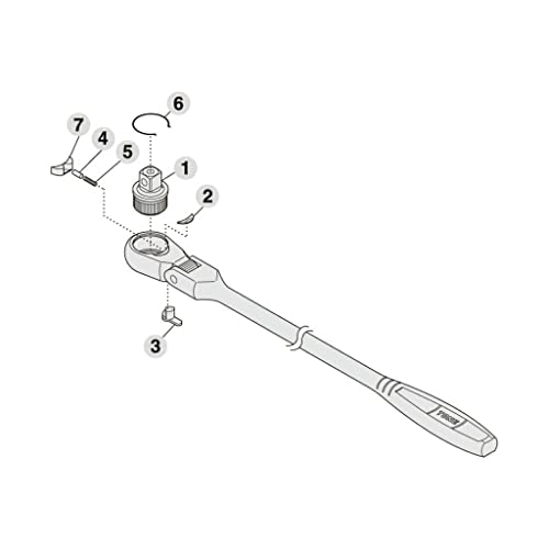 トネ(TONE) ラチェットハンドル用リペアキット RK-RH4FH 差込角12.7mm(1/2)