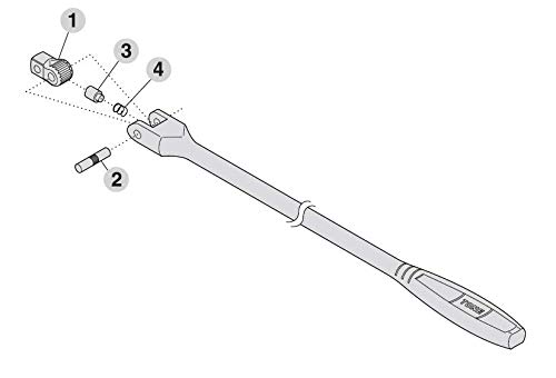トネ(TONE) スピンナハンドル用リペアキット RK-NS4 差込角12.7mm(1/2)