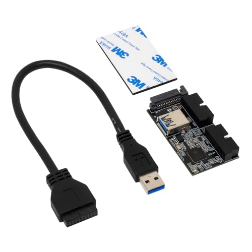 アイネックス USB3.0ヘッダー 2分配ハブ HUB-09