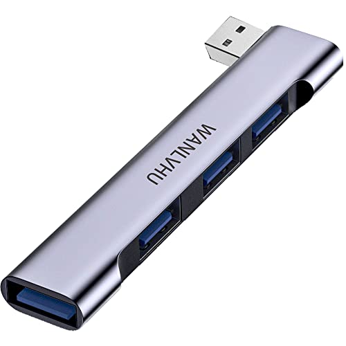 ノートパソコン4ポート用USBハブ ポータブルUSB 3.0ハブ USBスプリッター USBマルチポートアダプターエクスパンダー MacBook
