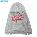 サンタスティック SANTASTIC KIDS LOVE キッズ パーカー グレー サンタスティック キッズ 子供服 パーカー SANTASTIC TOKYOTRIBE