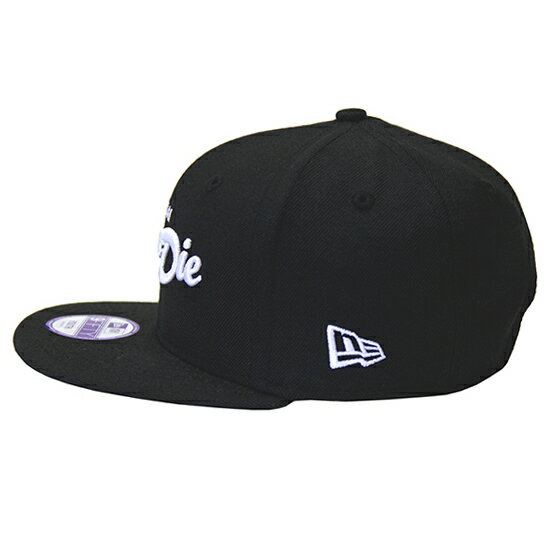 CASSETTE PUNCH カセットパンチ KIDS 9Fifty SENDAI NEVA DIE ニューエラ キッズ キャップ 子供用 帽子 スナップバック KINGS CAP ブラック×ホワイト