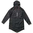 送料無料 ナインルーラーズ NINE RULAZ LINE Nylon Mods Coat モッズコート / ブラック ナインルーラーズ モッズコート