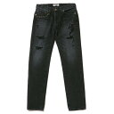 |Cgő8{  NINE RULAZ LINE iC[[Y Crushed Favorite Fit Denim fjpc W[Y ubN NRSS16-023