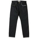 送料無料 NINE RULAZ LINE ナインルーラーズ Selvedge Raw Denim セルビッチ デニムパンツ 国産 NRAW16-030 ブラック