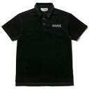 NINE RULAZ LINE ナインルーラーズ Velour Polo Shirt ポロシャツ ベロア NRSS17-023 ブラック