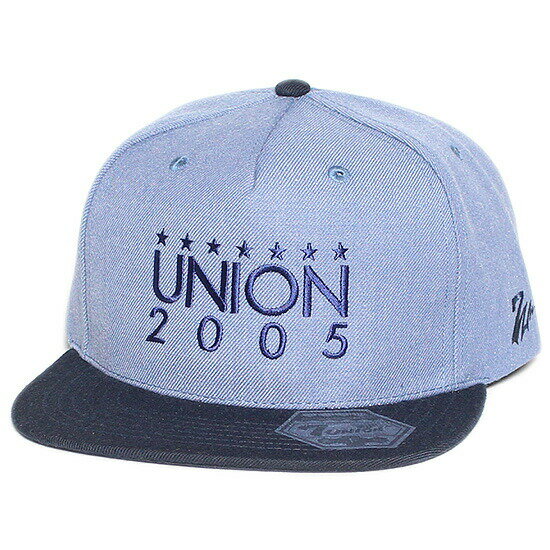 ポイント10倍 7UNION 7ユニオン Union 2005 Cap スナップバックキャップ 帽子 ICY-140 ヘザーブルー×ネイビー