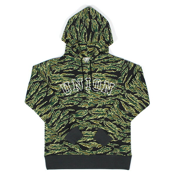 7UNION 7ユニオン The Union Hoodie プルオーバー パーカ IAXY-006C 迷彩 タイガーカモ