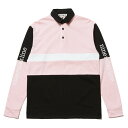 送料無料 NINE RULAZ LINE ナインルーラーズ Sports Rugby Shirt 長袖 ラグビーシャツ NRAW17-019 ブラック×ピンク