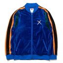 送料無料 NINE RULAZ LINE ナインルーラーズ Velour Zip Up ベロア ジャージ ジャケット NRAW17-025 ブルー