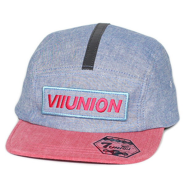 K戵X 7jI WFbgLbv Xq 7UNION 7U Camp Cap IPVW-142 CHAMBRAY RED Vu[ bh